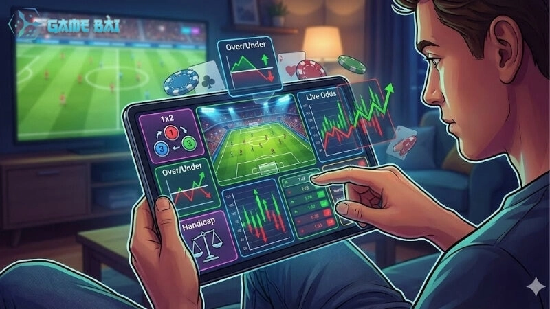 Cách xem kèo bóng đá trên cổng game bài chi tiết nhất cho bạn